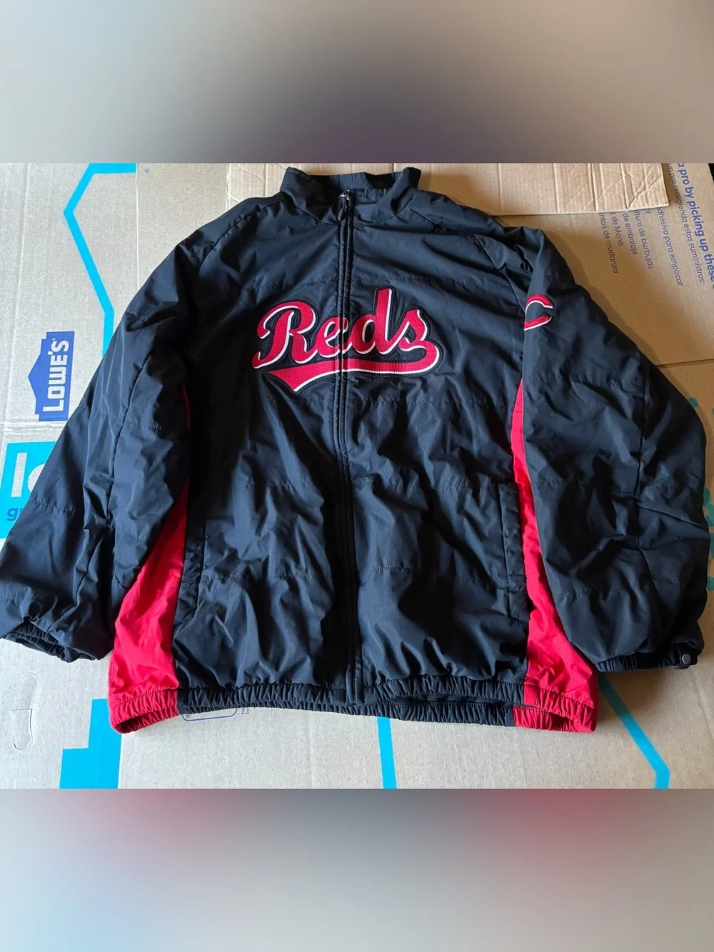 Cincinnati Reds Majestic  Men’s Jacket Sz 2XL Authentic Collection